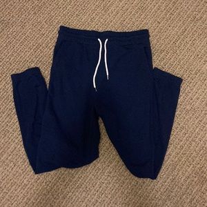 Navy blue sweatpants